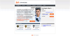 Desktop Screenshot of crimedex.com